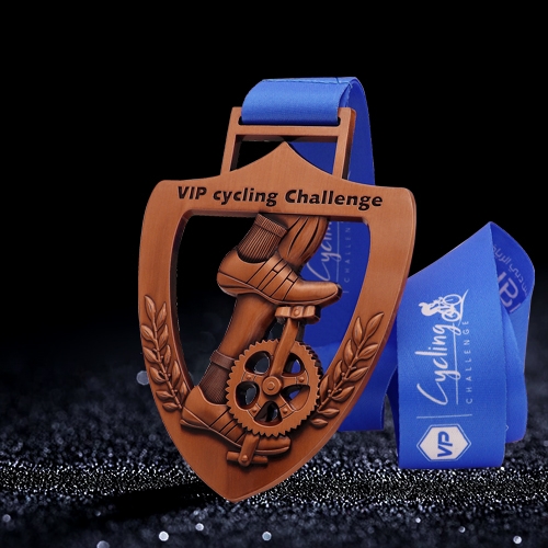 Cycling Challenge Sports Race Custom Bike Cycling Metal Medals